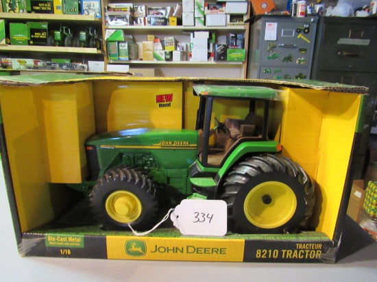 diecast JD "8210" tractor W/box