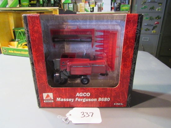 diecast Ago Massey Ferguson "8680" tractor W/box