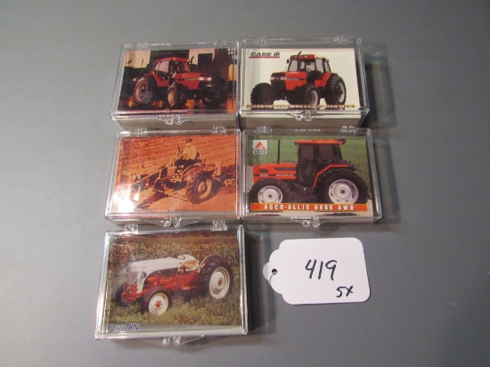 tractor collector cards 5X