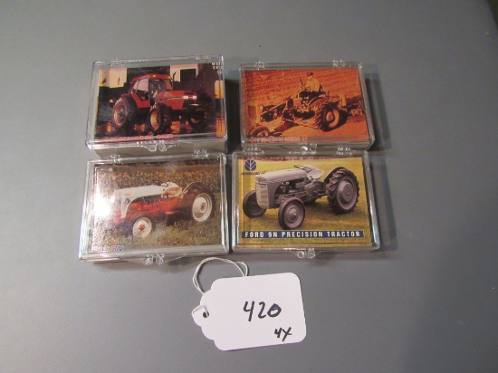 Tractor collector cards 4X