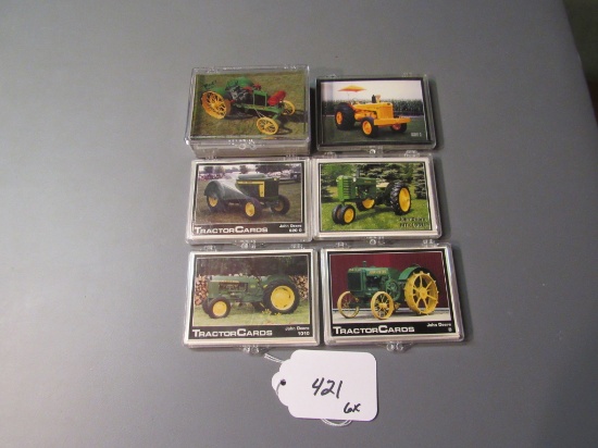 Tractor collector cards 6X