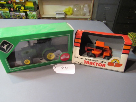 diecast Big Bud tractor + JD "3200" tractor W/box