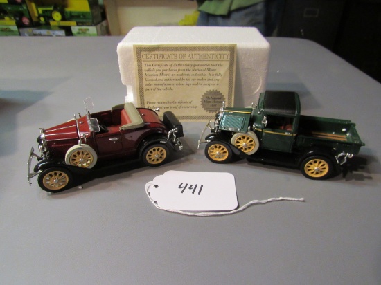 diecast 1931 Ford car & pickup set W/box