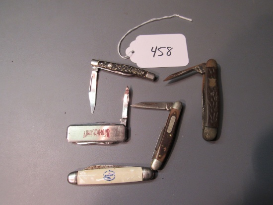 pocket knives 5X ( Louis L'Amour)