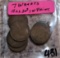 7 Wheat Cents