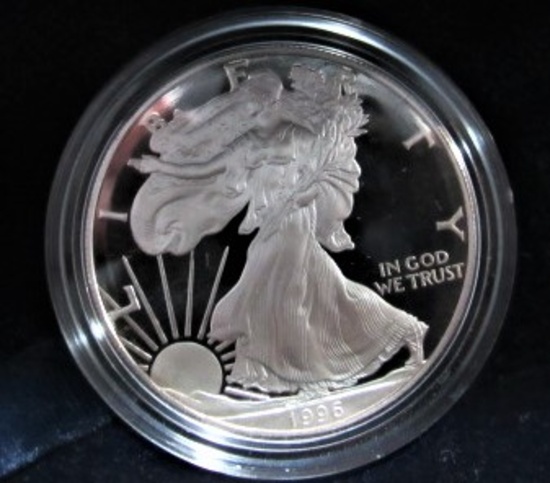 1996 Proof Silver Eagle in Box