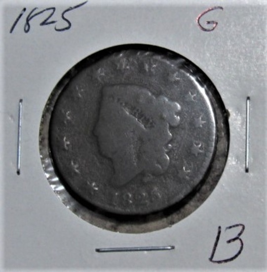 1825 Large Cent