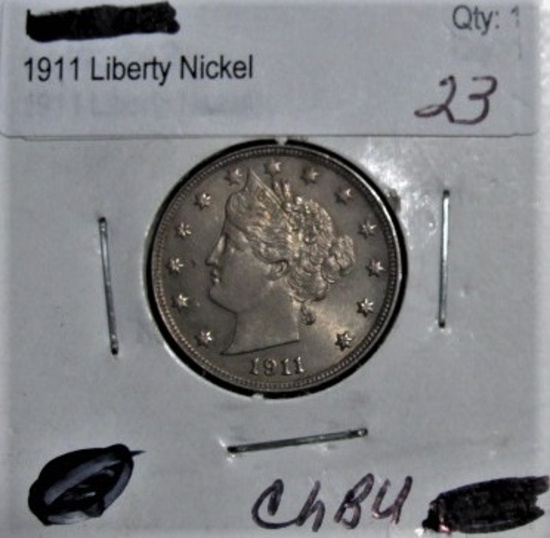 1911 Liberty "V" Nickel
