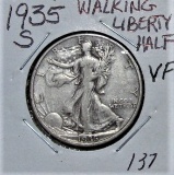 1935-S Walking Liberty Half