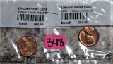 1955-S, 1956 Lincoln Cents
