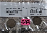 1930-D, 1939 Lincoln Cents