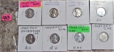 (7) 1943-D, (1) 1943-S WW2 Zinc Cents