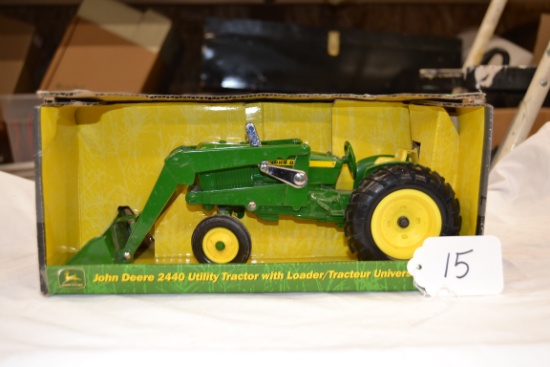 JD diecast 2440 utility tractor and loader W/box