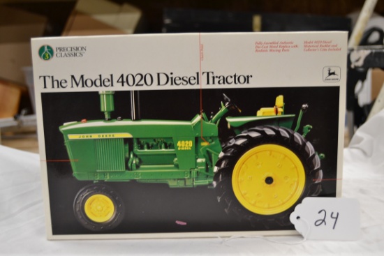 JD diecast precision 4020 diesel tractor W/box