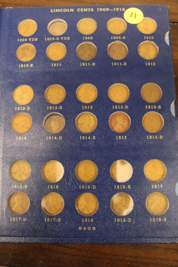 Lincoln Cents 1909-1940 Book