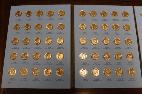 Roosevelt Dime Book 1965-2007 Complete