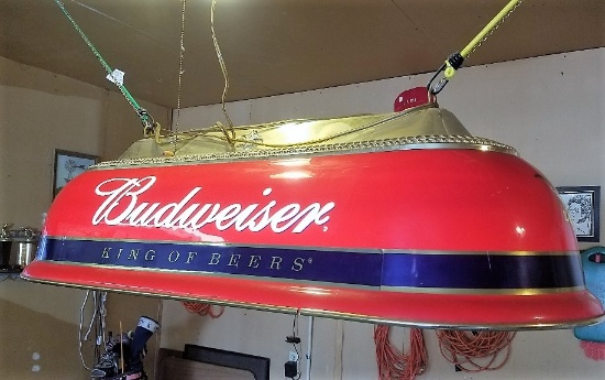 Budweiser Pool Table Light