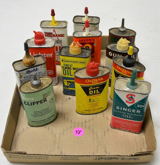 vintage oil cans