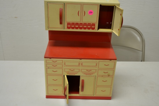tin toy kiytchen cabinet