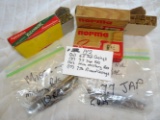 20 6.5 Jap Casings, 5 7.7 Jap rounds, 10 misc milt rounds