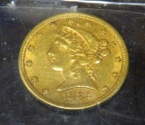 1882 $5 Gold Piece