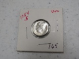 1954S dime UNC