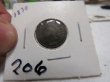 1870 Indian head penny