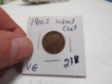 1910S wheat cent VG