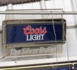 Coors Light Silver Bullet Lighted Sign