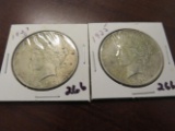 1923S, 1925 Peace Dollars