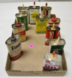 vintage oil cans