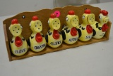 duck spice shakers & shelf