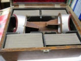 Stereoscope Case with 2 Stereoscopes and 100 Plus Cards