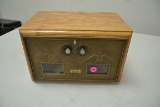 wood combination lock box with combination