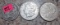 1886-O, 1899-O, 1921-S Morgan Dollars