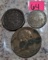 1851 One Cent, 1915 1 Franc, 1809-1884 Coin