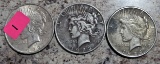 1922, 1923, 1924 Peace Dollars