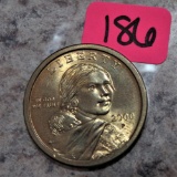 2000P Liberty Gold Tinted Dollar