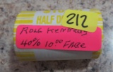 Roll of Kennedy Half Dollars