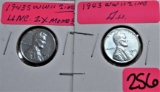 1943-S, 1943 WW2 Zinc Cents