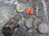18 JFK  Half Dollars 1966-1969