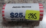 Roll of Madison James Monroe Dollars