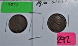 1927-S 1910 Lincoln Cents