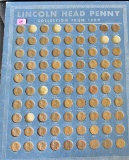 Lincoln Head Cent Collection from 1909