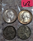 1948, 58 Quarters, 1942-S, 1943-D Nickels