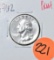 1962 Proof Quarter Dollar