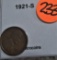 1921-S Lincoln Cent