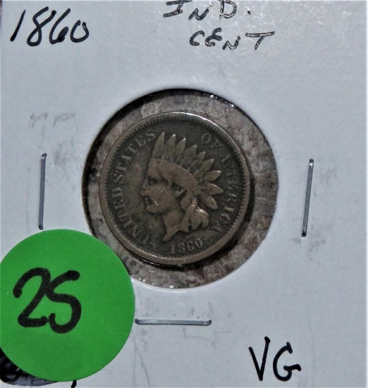 1860 Indian Head Cent