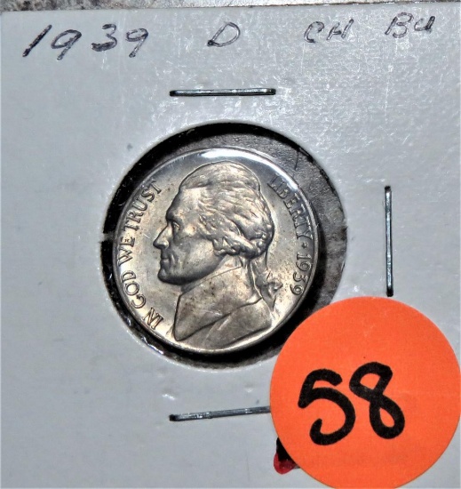 1939-D Jefferson Nickel
