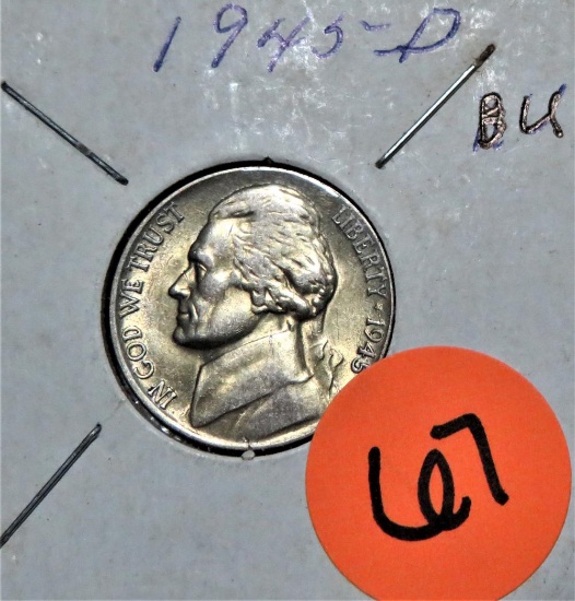 1945-D Jefferson Nickel